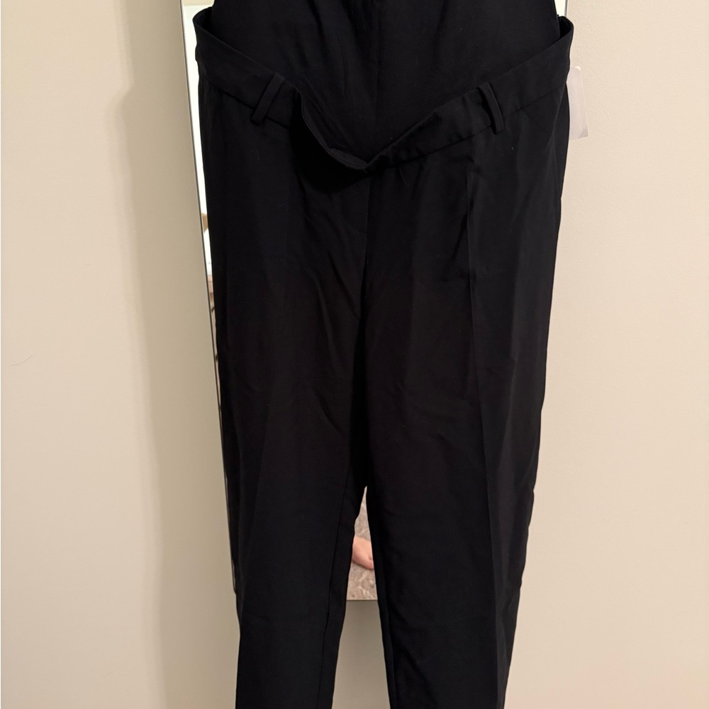 Black Women's Maternity Dress Pants